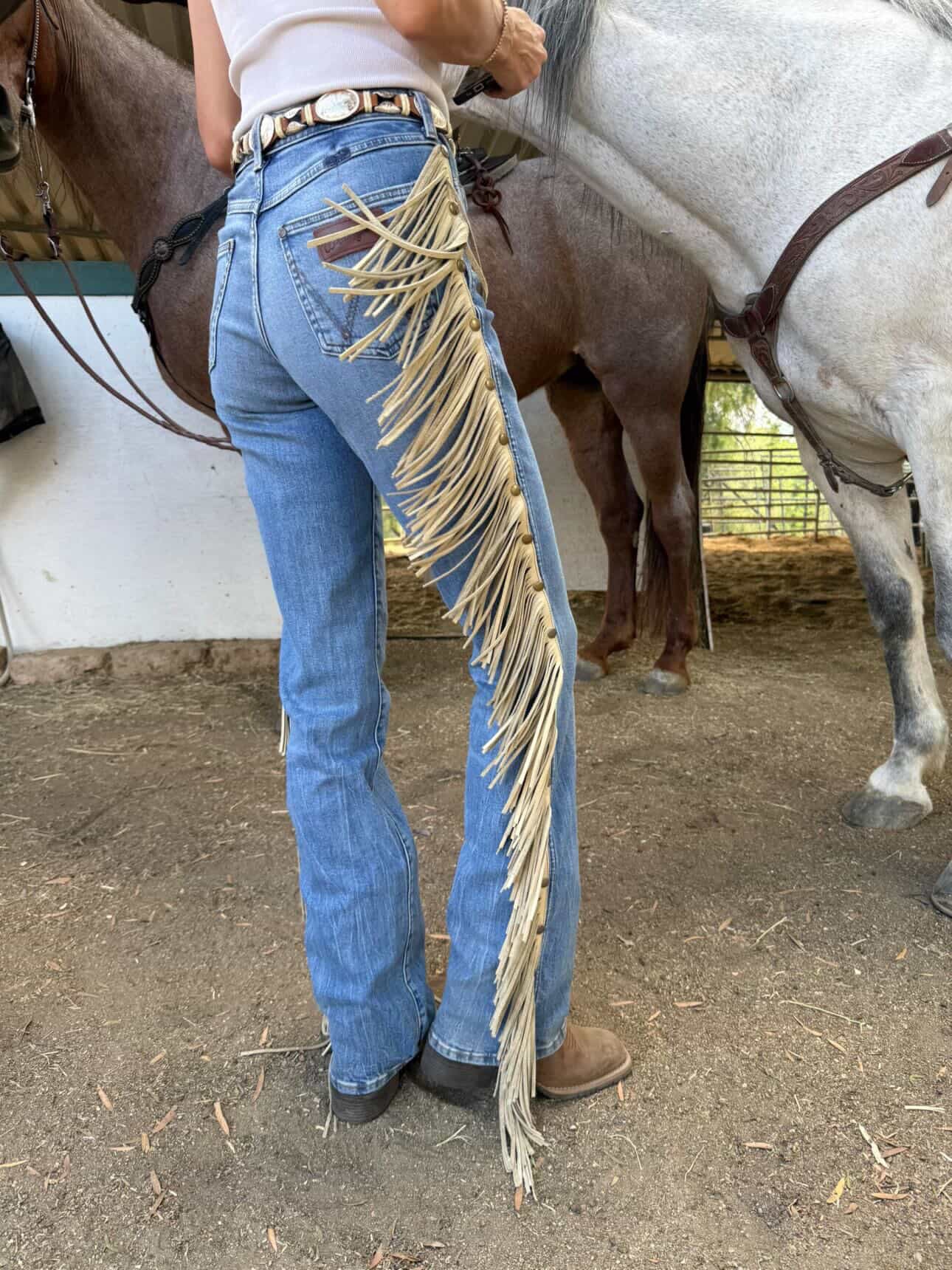 The Lone Star fringe jean