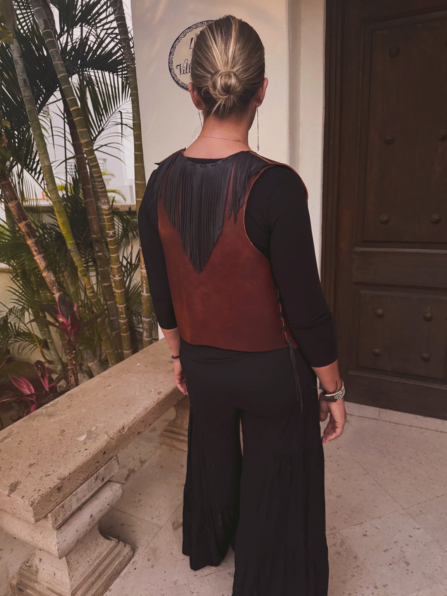Bolero Vest With Fringe