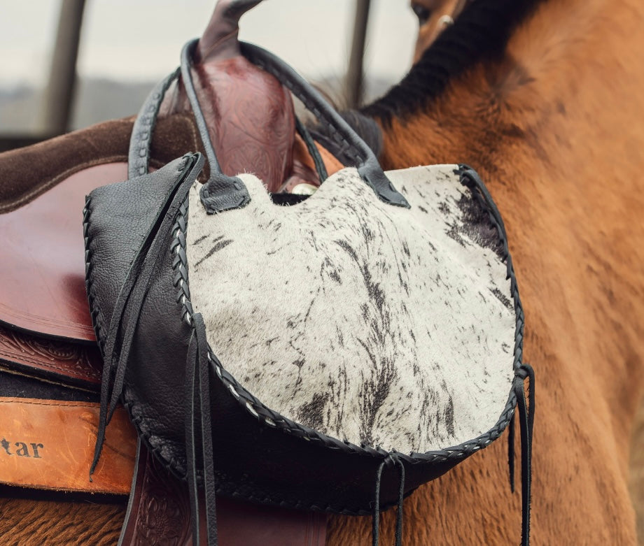 Cowhide Saddle Bag