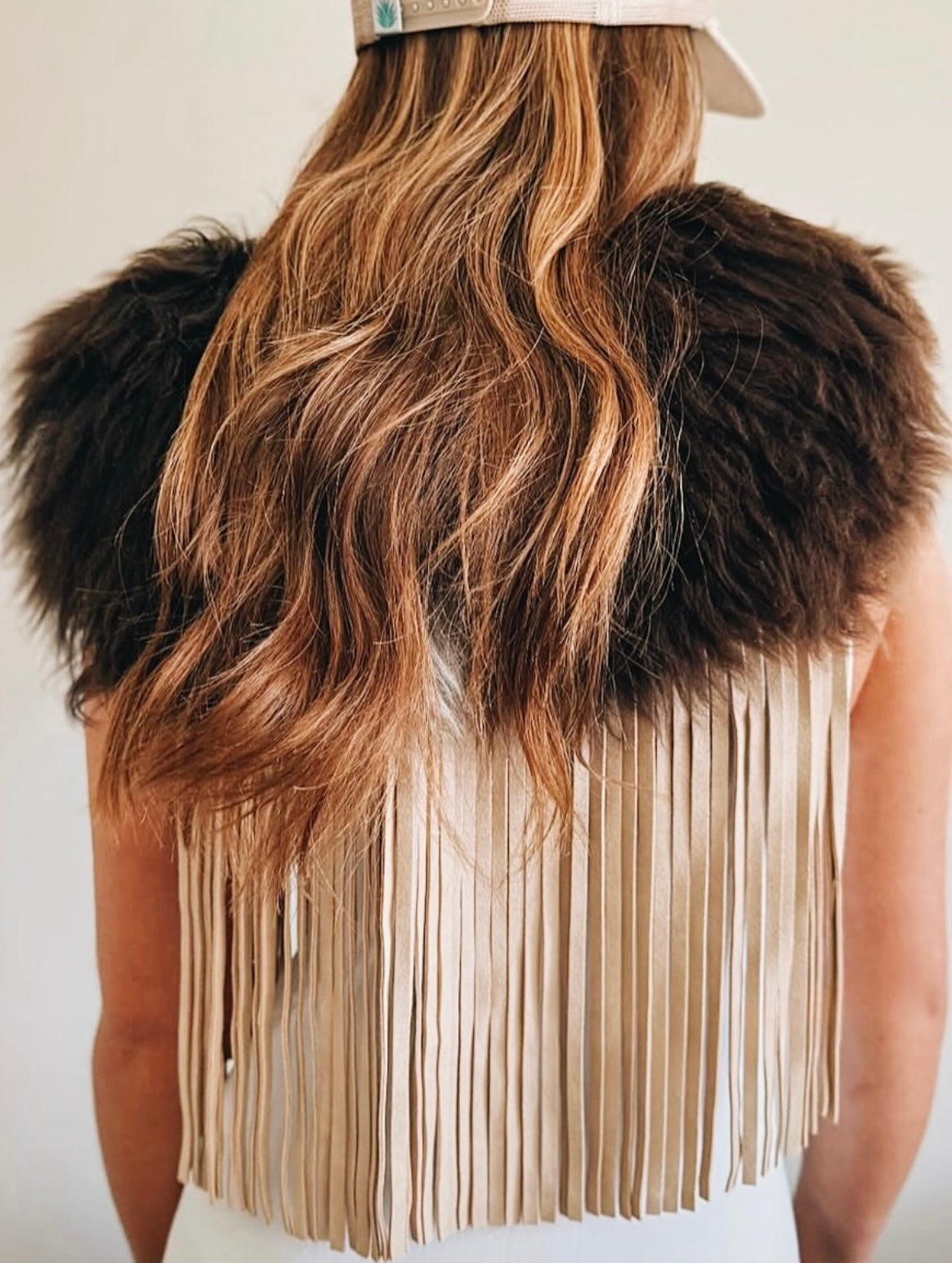 Rustic Shearling Shrug