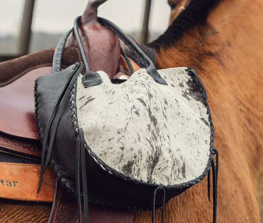 Cowhide Saddle Bag