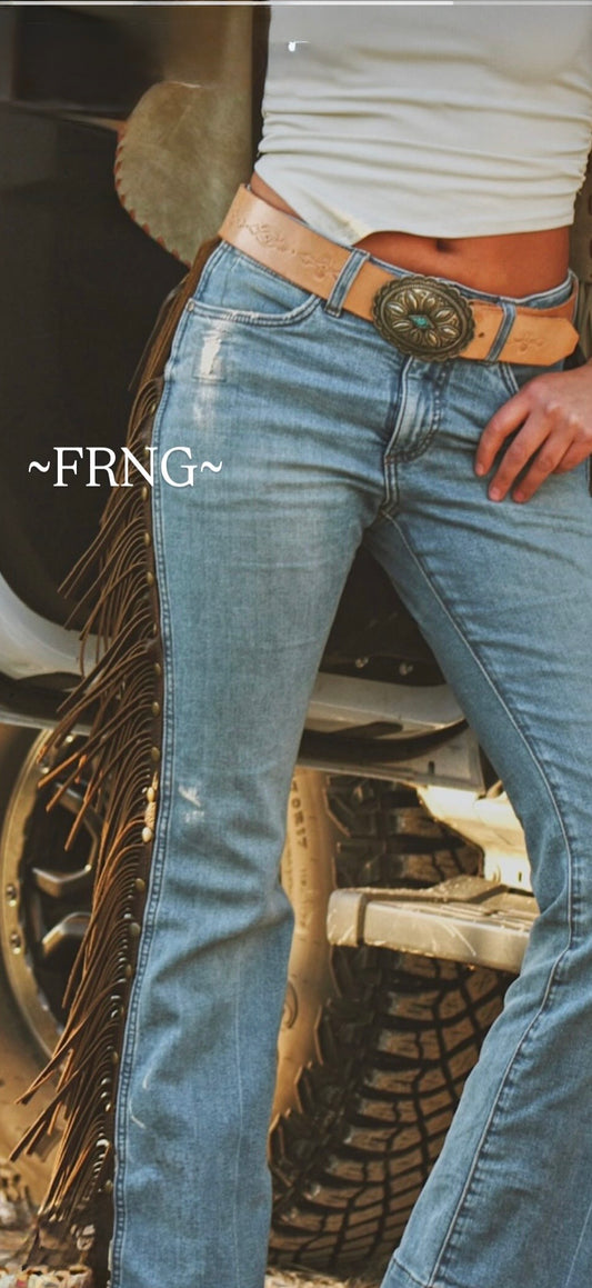 The Lone Star fringe jean
